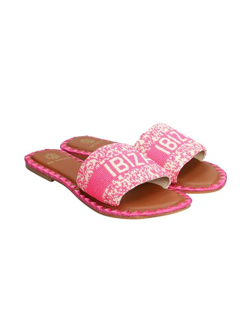 Sandalo Donna rosa con perline DE SIENA | 3823DS451IBIZA